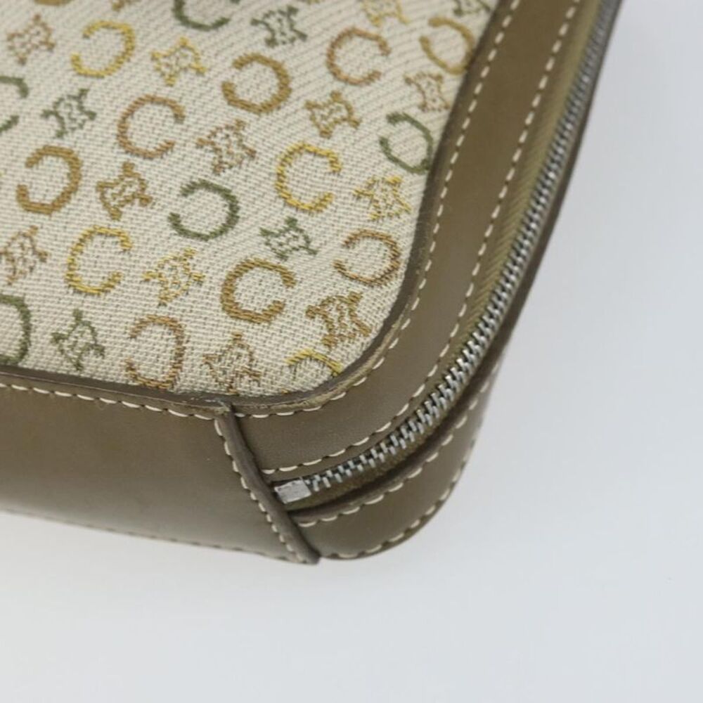 Celine C Macadam Shoulder Canvas Khaki Canvas Shoulder Bag Bag - Picture 11 of 16